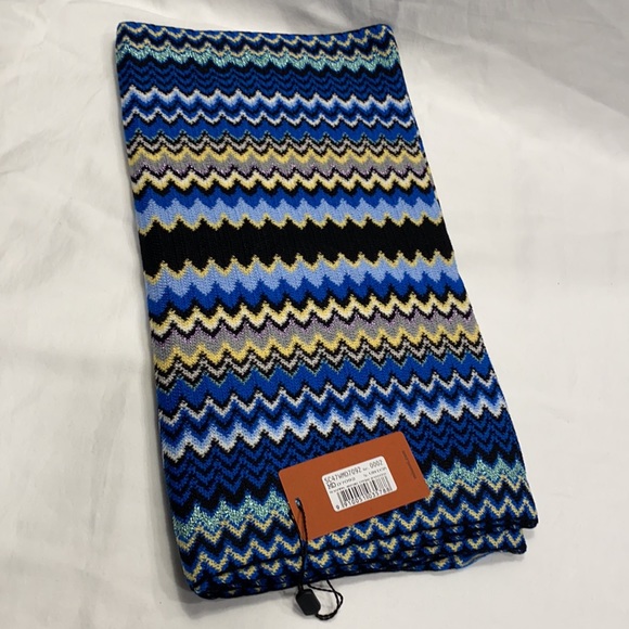 MISSONI Chevron Wool Blend Beanie & Scarf Set (2 Piece Set) - Picture 15 of 17